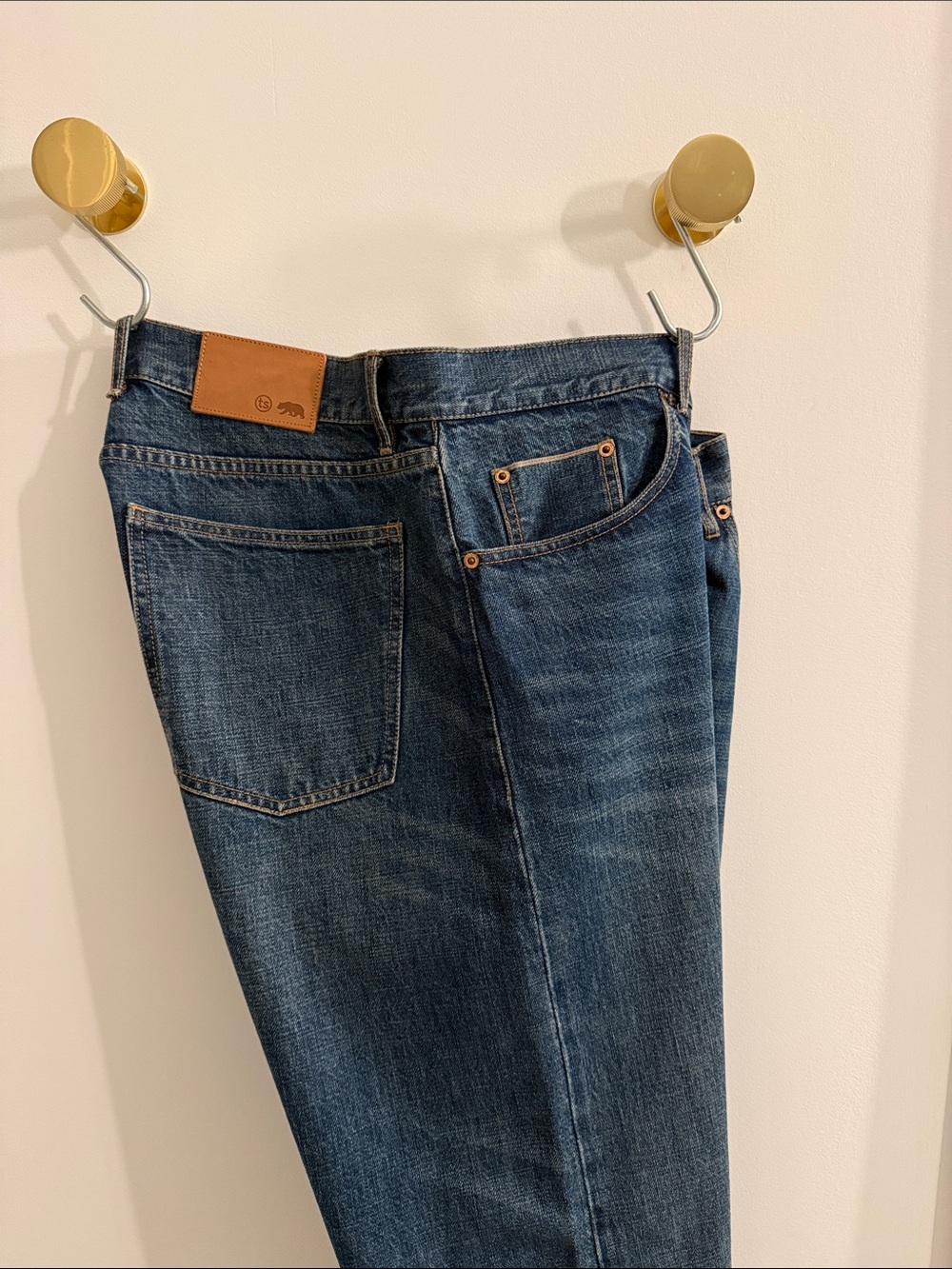 Taylor Stitch Men's Dark Blue Denim Jeans